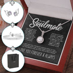 To My Soulmate - "My Life, Love & Best Friend" Sparkling Pendant